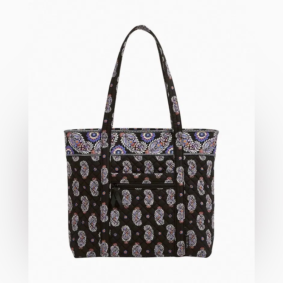 Vera Bradley Black Paisley Tote Bag